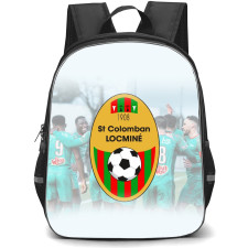 Saint Colomban Sportive Locmine Backpack School Bag StudentPack - Logo Team Celebrating Background Football Club