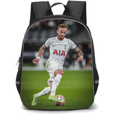 James Maddison Backpack StudentPack - James Maddison Tottenham Hotspur F.C Dribbling Poster