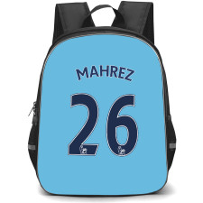 Riyad Mahrez Backpack StudentPack - Riyad Mahrez Manchester City F.C. No. 26 Jersey