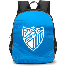 Malaga CF Backpack School Bag StudentPack - Malaga CF Logo On Blue Background Football Club