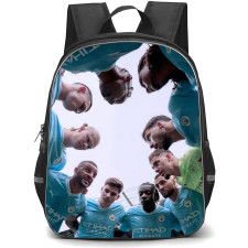 Manchester City F.C. School Backpack StudentPack - Manchester City F.C. Football Team Squad Poster