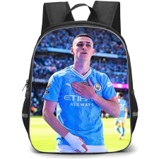 Manchester City F.C. Phil Foden School Backpack StudentPack - Phil Foden Candid Picture During Match Poster