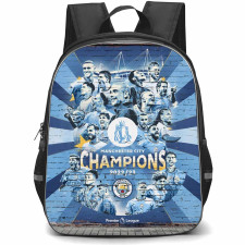Manchester City Backpack StudentPack - Manchester City Premier League Champions 2022-23 Wall Paint