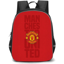 Manchester United F.C. Backpack StudentPack - Manchester United F.C. Logo Red Background