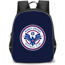 Manly United Football Club Backpack School Bag StudentPack - Large Logo