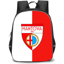 Mantova 1911 Backpack School Bag StudentPack - Logo In Red And White Background