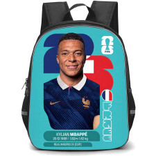 Kylian Mbappe Backpack School Bag StudentPack - Kylian Mbappe France National Team FIFA Media Day Portrait Poster
