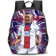 Kylian Mbappe Backpack StudentPack - Kylian Mbappe Paris Saint-Germain Goal Celebration Illustration On Graphic Art