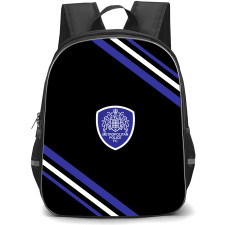 Metropolitan Police Football Club Backpack School Bag StudentPack - Metropolitan Police Football Club Large Logo With Stripe