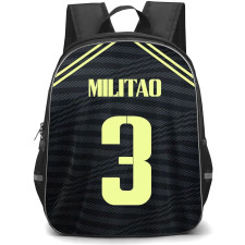 Eder Militao Backpack StudentPack - Eder Militao Real Madrid CF No. 3 Jersey