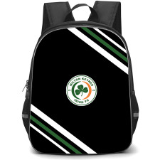 Milton Keynes Irish Football Club Backpack School Bag StudentPack - Milton Keynes Irish Football Club Large Logo With Stripe