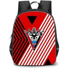 Mirandes CD Backpack School Bag StudentPack - Mirandes CD Logo Red White Abstract Background Football Club