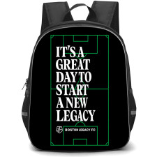 NWSL Boston FC Backpack School Bag StudentPack - Boston Legacy FC Motivational Field Design Poster