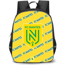 FC Nantes Football Club Backpack StudentPack - Nantes Football Club Medley Monogram Wordmark
