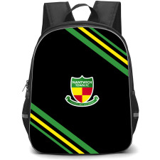 Nantwich Town Football Club Backpack School Bag StudentPack - Nantwich Town Football Club Large Logo With Stripe