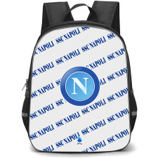 SSC Napoli Football Club Backpack StudentPack - Napoli Football Club Medley Monogram Wordmark