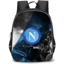 S.S.C. Napoli Backpack StudentPack - S.S.C. Napoli Logo Stripe Background