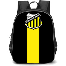 Gremio Novorizontino Backpack School Bag StudentPack - Gremio Novorizontino Logo with Vertical Stripe Yellow Effect