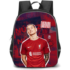 Darwin Nunez Backpack StudentPack - Darwin Nunez 27 Liverpool F.C Portrait Poster