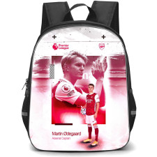 Martin Odegaard School Backpack StudentPack - Martin Odegaard Arsenal FC Captain Standing Poster