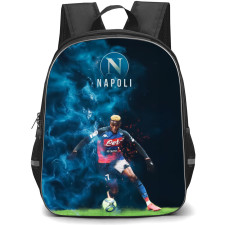 Victor Osimhen Backpack StudentPack - Victor Osimhen S.S.C. Napoli Dribbling Poster
