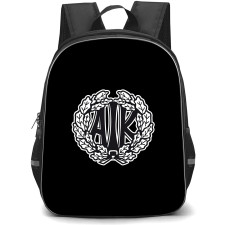 Oskarshamns AIK Backpack School Bag StudentPack - Oskarshamns AIK Black Large Logo Football Club