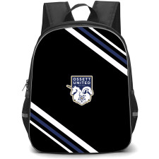 Ossett United Football Club Backpack School Bag StudentPack - Ossett United Football Club Large Logo With Stripe
