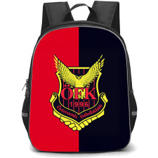 Ostersunds FK Backpack School Bag StudentPack - Ostersunds FK Logo On Red Black Background Football Club