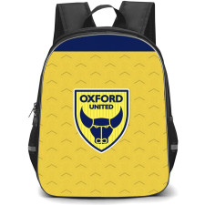 Oxford United Backpack StudentPack - Oxford United Logo On Yellow Abstract Background