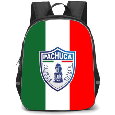 Club de Futbol Pachucau Backpack School Bag StudentPack - Club de Futbol Pachucau Logo with Tricolor Stripe