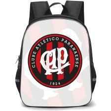 Club Athletico Paranaense Backpack School Bag StudentPack - Club Athletico Paranaense Logo with Blur Logo Effect Background