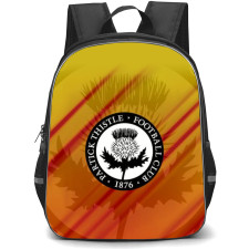 Partick Thistle Backpack School Bag StudentPack - Logo Tropical Background Football Club