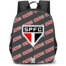 Sao Paulo FC Backpack StudentPack - Sao Paulo FC Football Club Medley Monogram Wordmark