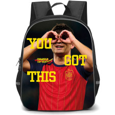 Pedri Gonzalez Backpack School Bag StudentPack - Pedri Gonzalez Spanish National Team FIFA World Cup 2026 You Got This Poster