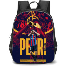 Pedri Backpack StudentPack - Pedri FC Barcelona Signature Celebration Poster Art