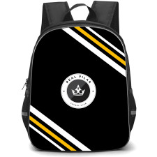 Real Pilar Futbol Club Backpack School Bag StudentPack - Real Pilar Futbol Club Large Logo With Stripe