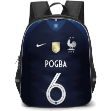 Paul Pogba Backpack StudentPack - Paul Pogba France National Football Team No. 6 Jersey