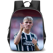 Rasmus Hojlund School Backpack StudentPack - Rasmus Hojlund Manchester United F.C. Candid Picture