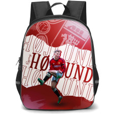 Rasmus Hojlund School Backpack StudentPack - Rasmus Hojlund Manchester United F.C. Goal Celebration Picture