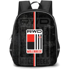RWDM Backpack School Bag StudentPack - Large Logo In Grunge Background Football Club