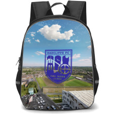 National League North Radcliffe Backpack School Bag StudentPack - Large Logo In Field Background