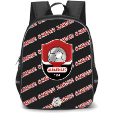 Al Raed FC Football Club Backpack StudentPack - Raed Football Club Medley Monogram Wordmark