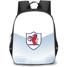 Raith Rovers Backpack School Bag StudentPack - Logo In White Sky Background Football Club