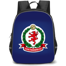 Cove Rangers Backpack School Bag StudentPack - Logo Sticker In Blue Background Football Club