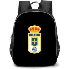 Real Oviedo Backpack School Bag StudentPack - Real Oviedo Large Logo Football Club