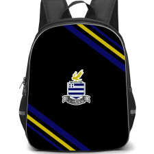 Redbridge Football Club Backpack School Bag StudentPack - Redbridge Football Club Large Logo With Stripe