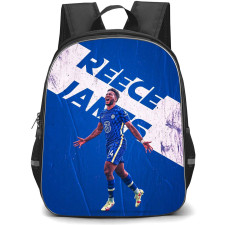 Reece James Backpack StudentPack - Reece James Chelsea F.C. Celebration On Blue Background
