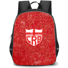Clube de Regatas Brasil Backpack School Bag StudentPack - Clube de Regatas Brasil Stadium with Logo Crowd Red Effect