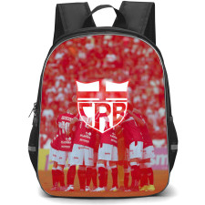 Clube de Regatas Brasil Backpack School Bag StudentPack - Clube de Regatas Brasil Stadium with Logo Red Blur Crowd Effect