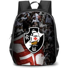 Club de Regatas Vasco da Gama Backpack School Bag StudentPack - Club de Regatas Vasco da Gama Stadium with Logo Fan Crowd Effect